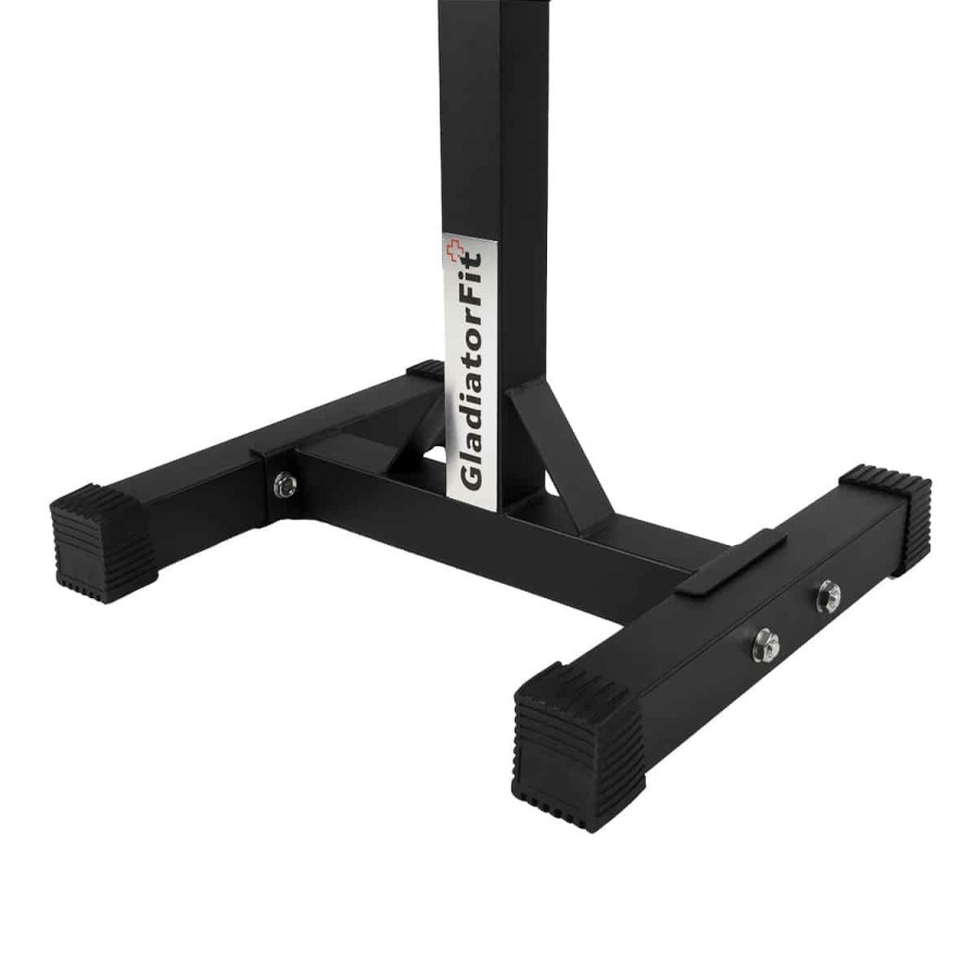 Bastidores De Sentadillas | Gladiator Adjustable Bar Rests 100 To 170 Cm (Set Of 2)