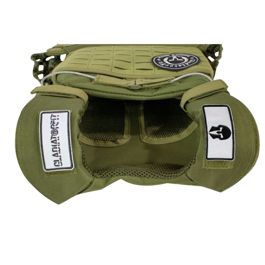 Chalecos Y Bolsos Con Peso | Gladiator Weighted Tactical Vest With "Weighted Vest" Plates