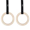 Anillos De Gimnasia | Gladiator Gymnastics Rings O 25Mm In Wood With Adjustable Strap