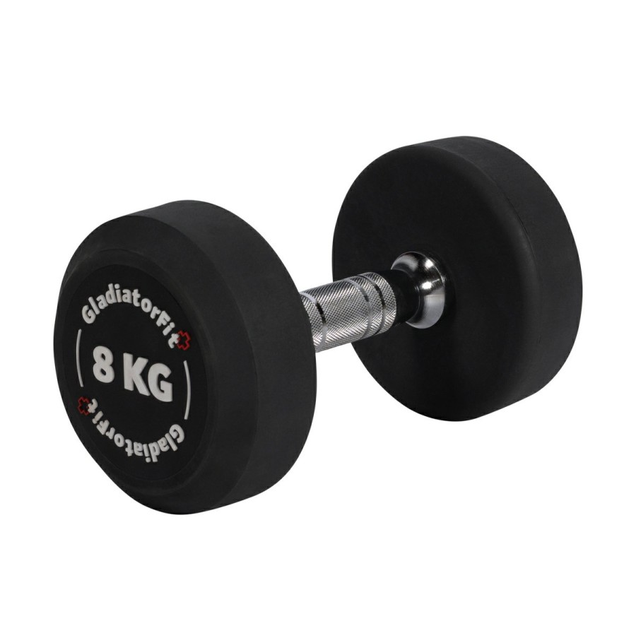 Mancuernas | Gladiator Round Rubber Dumbbell