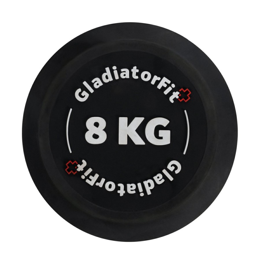 Mancuernas | Gladiator Round Rubber Dumbbell