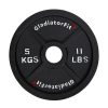 Otro | Gladiator Black Cast-Iron Olympic Disc O 51Mm