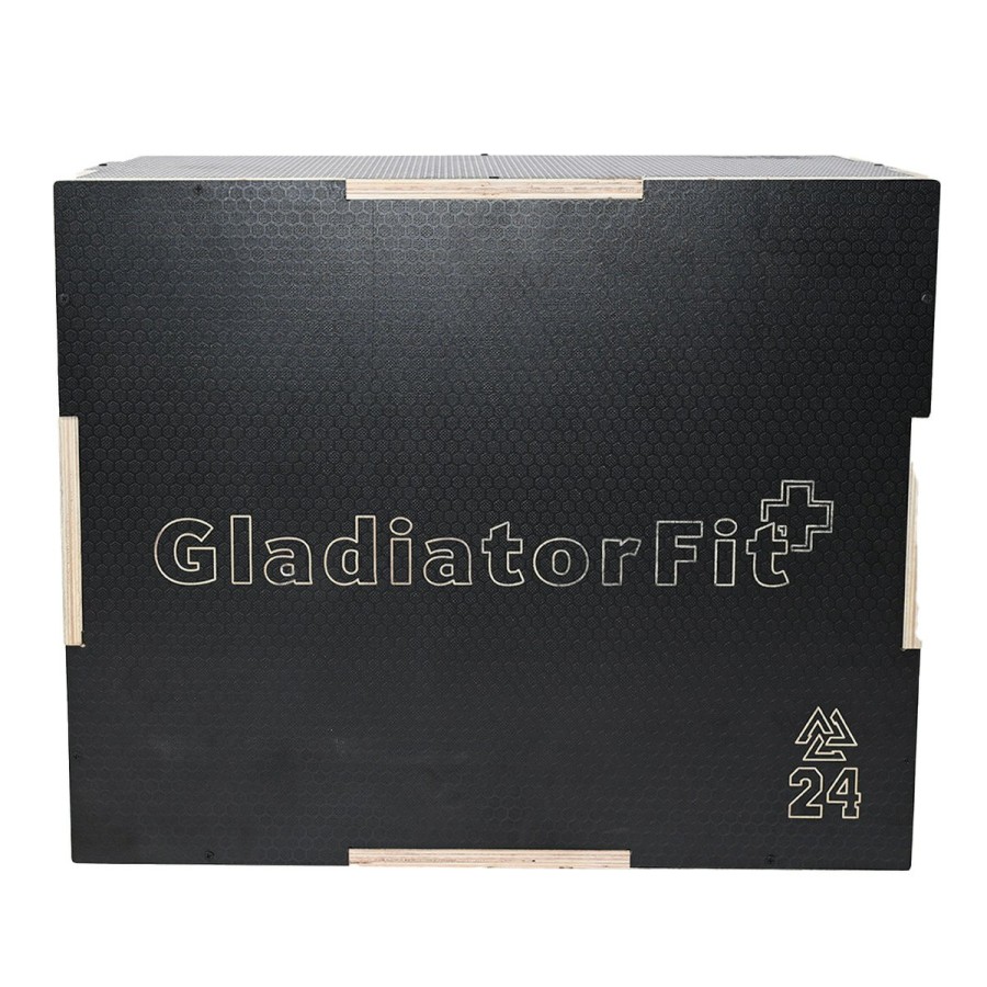 Otro | Gladiator Plyobox Wooden Jumping Black 3 In 1